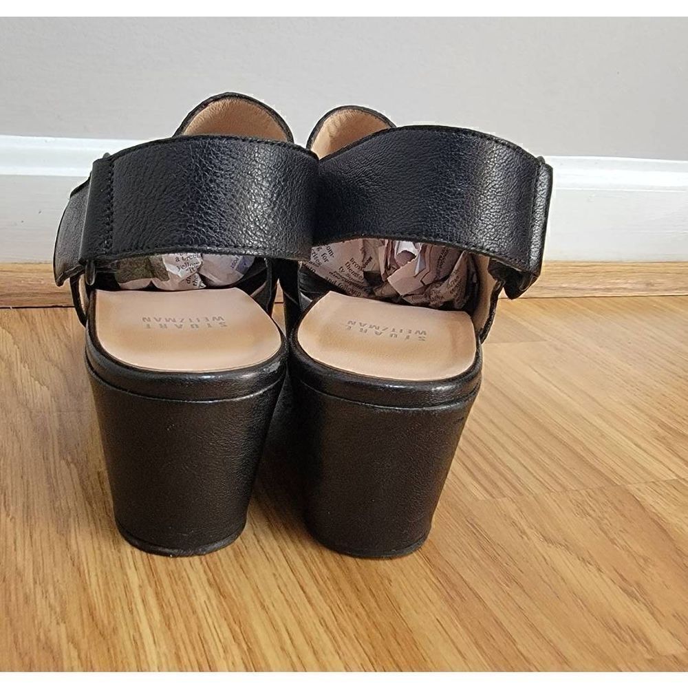 Stuart Weitzmanoffsetpeep-Toe Platformsandals7 - image 7
